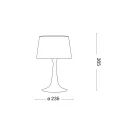 Ideal Lux 110554 London éjjeli lámpa