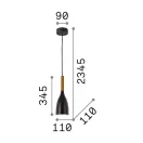 Ideal Lux 110752 Manhattan függeszték