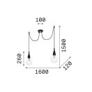 Ideal Lux 112671 Minimal függeszték