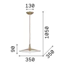 Ideal Lux 112732 Cantina függeszték
