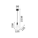 Ideal Lux 113302 Edison függeszték
