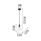 Ideal Lux 113319 Edison függeszték