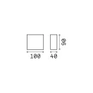 Ideal Lux 113753 Tetris kültéri fali lámpa