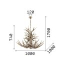 Ideal Lux 113975 Chalet csillár