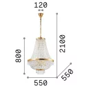 Ideal Lux 114743 Caesar függeszték