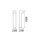 Ideal Lux 115078 Sirio kültéri álló lámpa