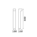 Ideal Lux 115108 Sirio kültéri álló lámpa