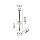 Ideal Lux 115979 Harem függeszték