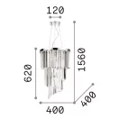 Ideal Lux 117737 Carlton függeszték