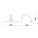 Ideal Lux 121178 Bow fali lámpa