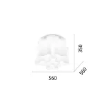 Ideal Lux 125503 Compo mennyezeti lámpa