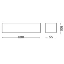 Ideal Lux 131962 Bright fali lámpa