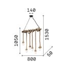 Ideal Lux 134826 Canapa függeszték