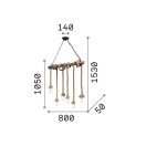 Ideal Lux 134826 Canapa függeszték