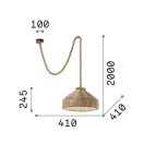 Ideal Lux 134833 Canapa függeszték