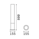 Ideal Lux 135755 Edo kültéri álló lámpa
