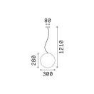Ideal Lux 135991 Sole kültéri függeszték
