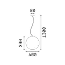 Ideal Lux 136004 Sole kültéri függeszték