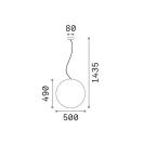 Ideal Lux 136011 Sole kültéri függeszték