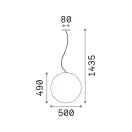 Ideal Lux 136011 Sole kültéri függeszték