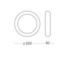 Ideal Lux 138602 Universal mennyezeti lámpa