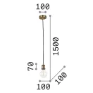 Ideal Lux 139432 Frida függeszték