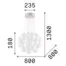 Ideal Lux 140230 Mapa függeszték
