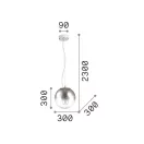 Ideal Lux 140728 Mapa függeszték