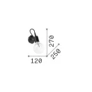 Ideal Lux 148908 Edison spot lámpa