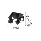 Ideal Lux 156712 Mouse spot lámpa