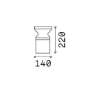 Ideal Lux 158891 Torre kültéri álló lámpa
