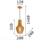 Ideal Lux 159843 Citrus függeszték