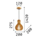 Ideal Lux 159867 Citrus függeszték
