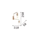 Ideal Lux 160245 Triumph falikar
