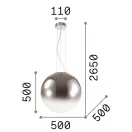 Ideal Lux 161327 Mapa függeszték