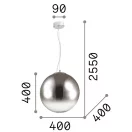 Ideal Lux 161334 Mapa függeszték