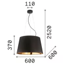 Ideal Lux 161662 Nordik függeszték