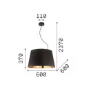 Ideal Lux 161662 Nordik függeszték