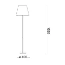 Ideal Lux 161716 Nordik álló lámpa