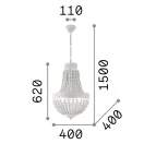 Ideal Lux 162737 Monet függeszték