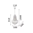 Ideal Lux 162751 Monet függeszték