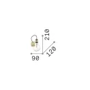 Ideal Lux 163338 Frida falikar