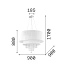 Ideal Lux 165011 Opera függeszték