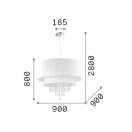Ideal Lux 165011 Opera függeszték