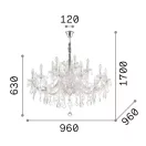 Ideal Lux 167268 Napoleon csillár