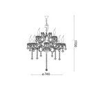 Ideal Lux 167404 Napoleon csillár