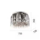 Ideal Lux 172804 Compo mennyezeti lámpa