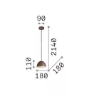 Ideal Lux 174204 Folk függeszték