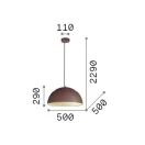 Ideal Lux 174228 Folk függeszték