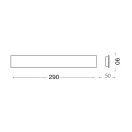 Ideal Lux 179292 Zig fali lámpa